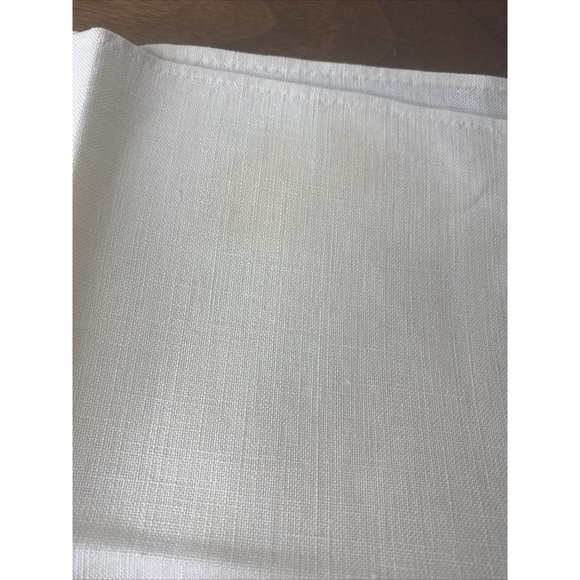 Vintage Ivory Napkins Linen Floral Embroidered Purple Tea Towel Set 4 - Picture 4 of 7